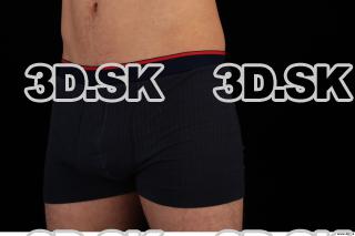 Lower body of Ross in black underwear 0002